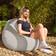 Rucomfy Large Outdoor Platinum Bean Bag