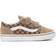 Vans Toddler Old Skool V Checkerboard Shoe - Neutral Brown/True White