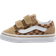 Vans Toddler Old Skool V Checkerboard Shoe - Neutral Brown/True White