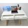 Gr8 Home Wooden Ivory White Writing Desk 50x100cm