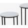 Daells Bolighus Lamp Table Set White/Black Small Table 40cm 2pcs