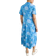 White Stuff Rua Jersey Print Midi Dress - Blue Multi