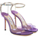 Jimmy Choo Saeda 100 PVC/Satin - Wisteria Purple