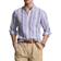 Ralph Lauren Custom Fit Striped Oxford Shirt - Blue Red Multi