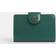 Coach Outlet Medium Corner Zip - Green