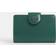 Coach Outlet Medium Corner Zip - Green