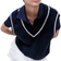 H&M V-neck Sweater Vest - Navy Blue