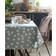 Habitat Spot Clean Tablecloth White, Grey (180x140cm)