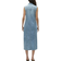 Vero Moda Zadie Long Dress - Blue/Light Blue Denim