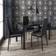 Metro Lane Cecillia 4 Black Dining Set 70x120cm 5pcs