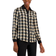 Anne Klein Women's Contrast Trim Check Print Shirt - Anne Black