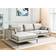 Beliani Flam Light Grey Sofa 275cm 3 Seater