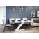 Zipcode Design Aleksandra White/Black Dining Table 80x160cm