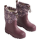 Wheat Thermal Snow Boots Drizzle - Purple Tulips