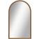 Homcom Arched Dark Brown/Silver Wall Mirror 65x110cm