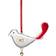 Holmegaard Bird of the Year 2024 Clear Christmas Tree Ornament 7cm