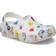 Crocs Kid's Classic Doogle Print Clog - White/Multi