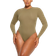 SKIMS Long Sleeve Crew Neck Bodysuit - Khaki