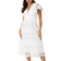 Coast Tiered Lace Trim Detail Midi Dress - White