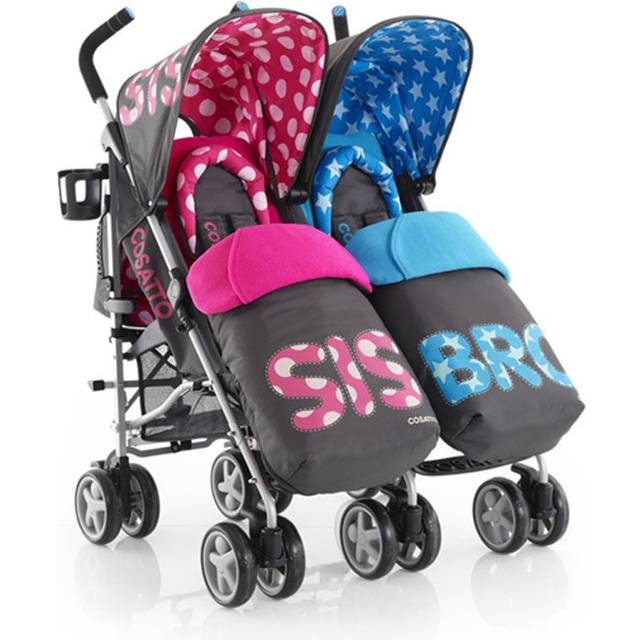 Bro and sis store stroller