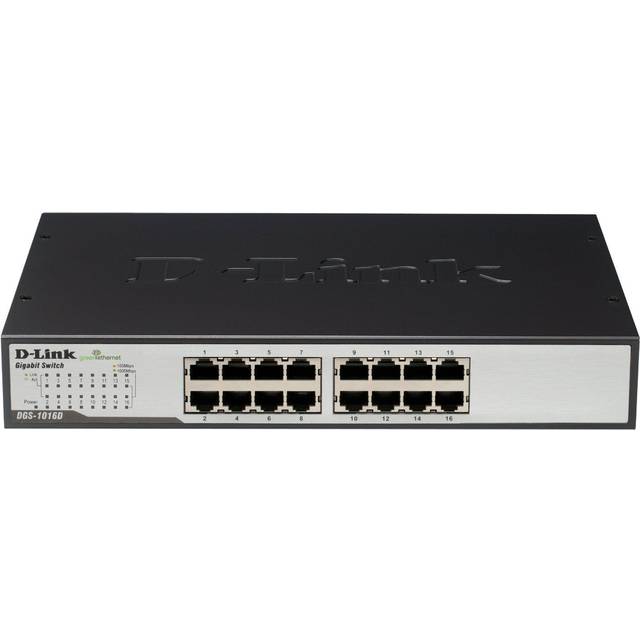 D-Link DES-1016D 16-Port 10/100Mb Desktop Switch (DES-1016D) • Price »