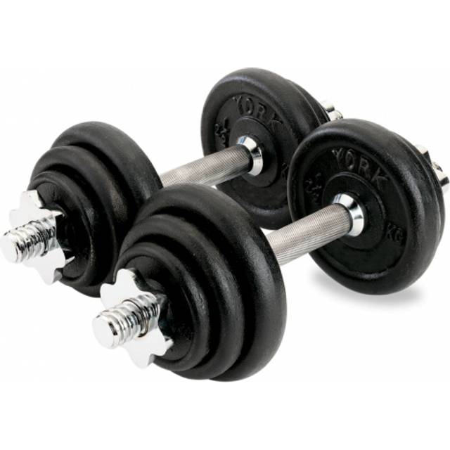 York Fitness Cast Iron Dumbbell Set 20kg Price