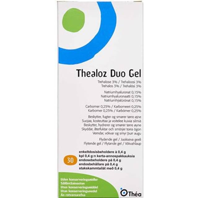 THEALOZ Duo Gel eye drops, 30 pcs.