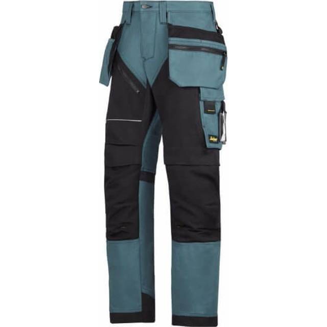 6214 RuffWork Canvas+ Work Trousers+ Holster Pockets | Work trousers, Snickers  workwear, Trousers