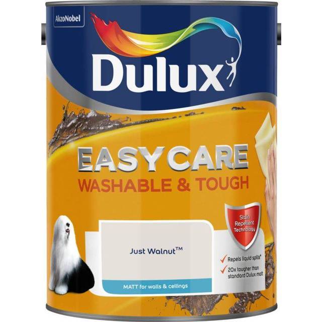 Dulux Easycare Washable Tough Matt Wall Paint Ceiling Paint White 5l