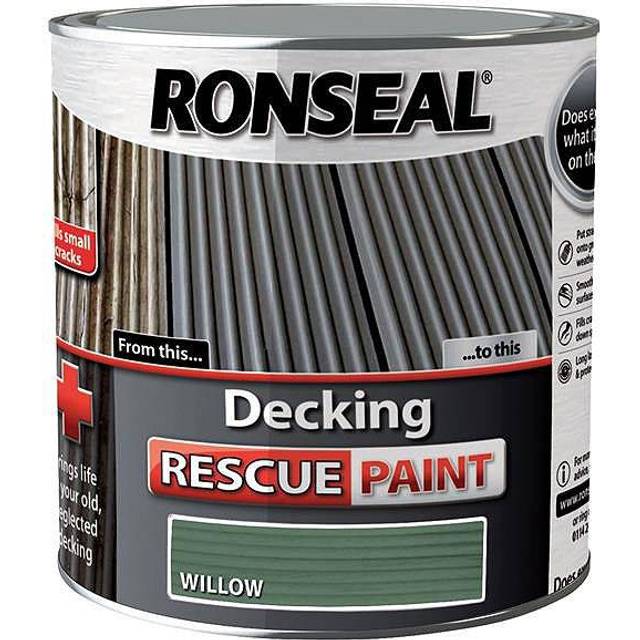 Ronseal Decking Rescue Wood Paint Green 5L • Price