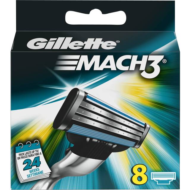 Gillette Mach 3-24 Count (3 x 8 Pack)