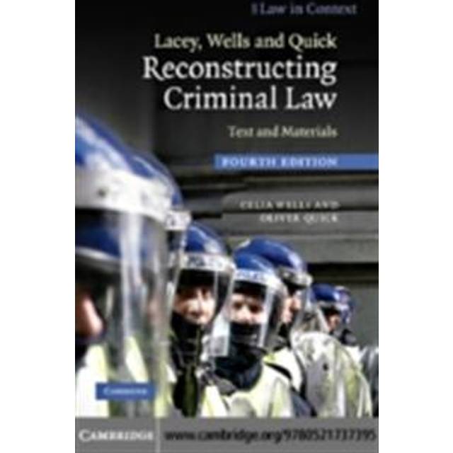 Lacey s Cookies Lacey Wells and Quick Reconstructing Criminal Law E Book 