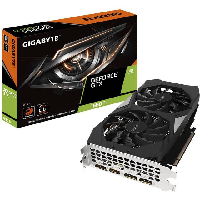 Gigabyte GeForce GTX 1660 Ti OC 6G (GV-N166TOC-6GD) • Price »