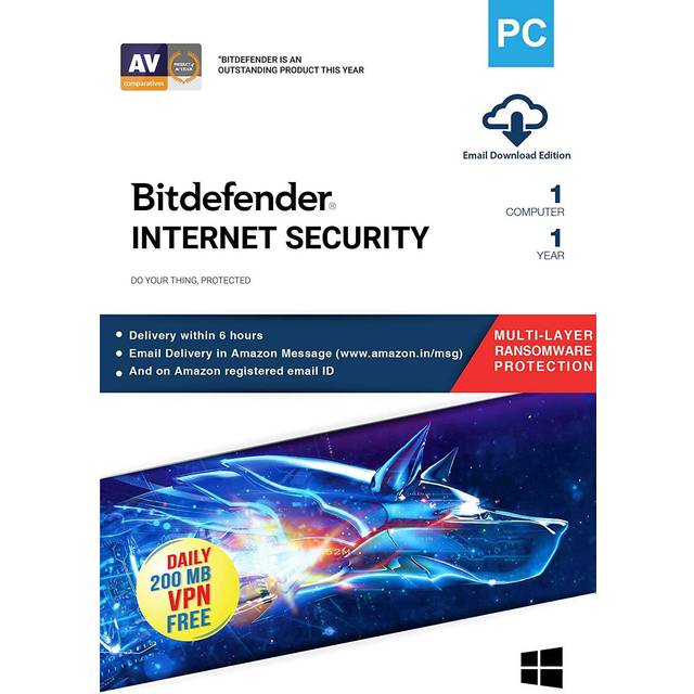 bitdefender internet security vs windows defender