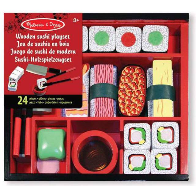 Melissa & Doug Sushi Slicing Play Set Wooden Play Food • Price »