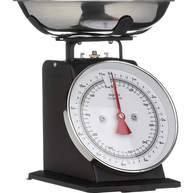 Premier Housewares Mechanical Kitchen Scale-5 kg-Blue, H21 x W24 x D24cm