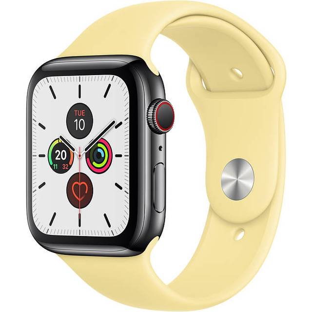 Apple Watch Series 5 Cellular 40mm Stainless Steel Case with Sport