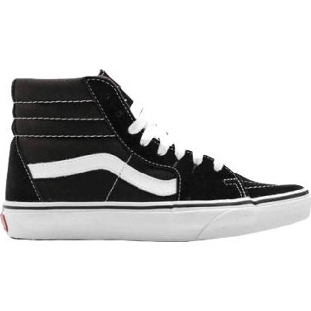 Vans sk8 hi black on sale black