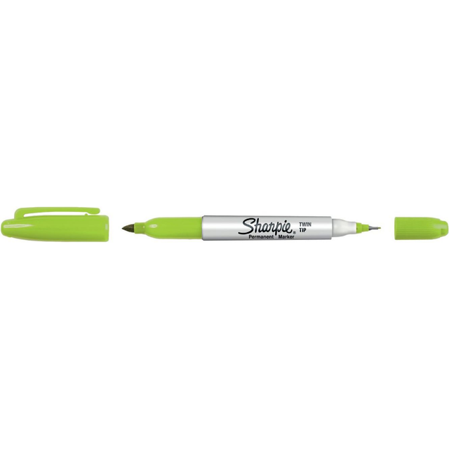 Sharpie® Twin-Tip Permanent Marker, Green 