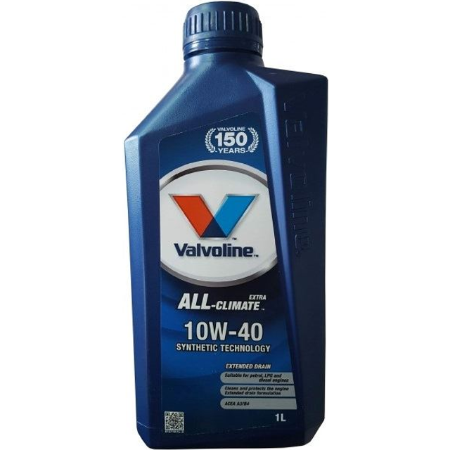 Valvoline All-Climate Extra 10W-40 Motor Oil 1L • Price »