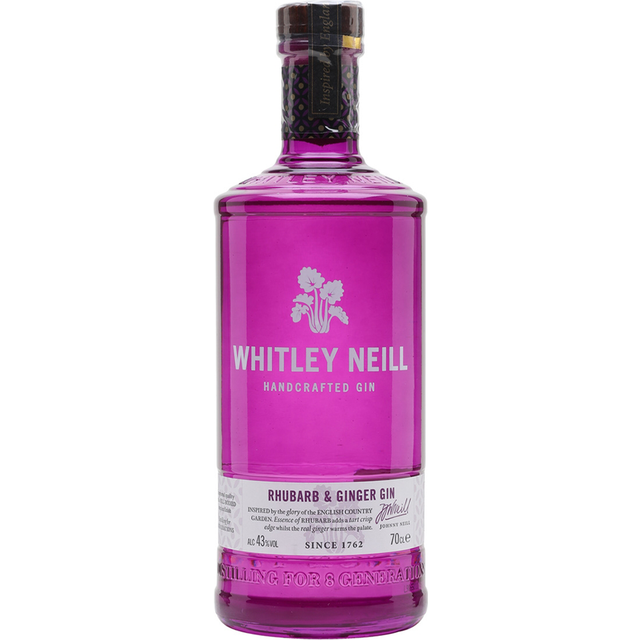 Whitley Neill Rhubarb and Ginger Gin 43% • See Price