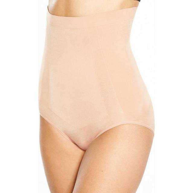 Spanx Firm Control Oncore High-Waisted Briefs, Nude at John Lewis & Partners