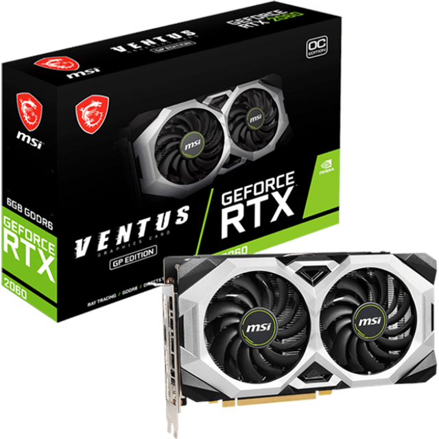 超格安 MSI GEFORCE RTX 2060 VENTUS GP OC - PC/タブレット