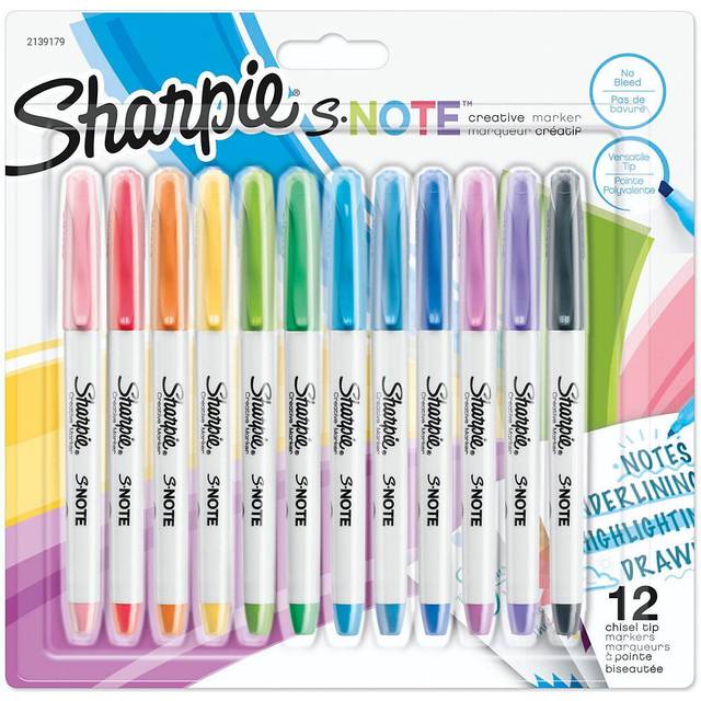 Sharpie S-Note Creative Markers, Chisel Tip