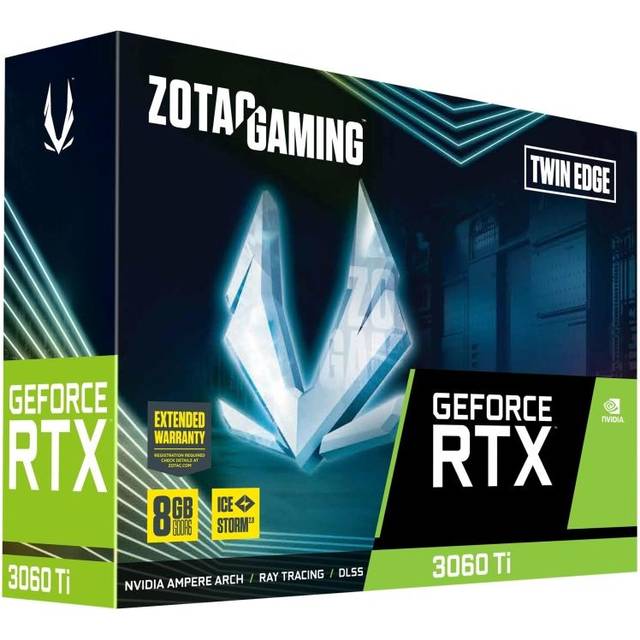 Zotac GeForce RTX 3060 Ti Twin Edge LHR HDMI 3xDP 8GB • Price »