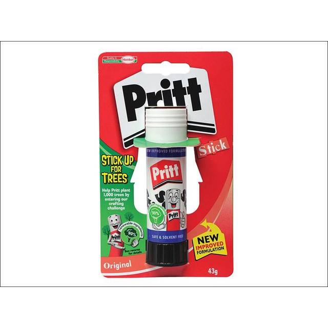 Pritt Glue Stick, Safe & Child-Friendly Craft Glue for Arts & Crafts  Activities, White, 1x11g Pritt Stick