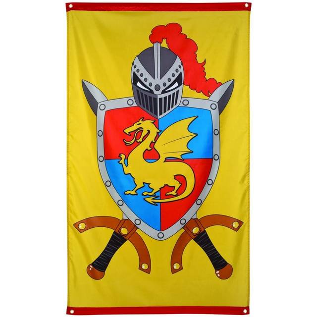 Boland Knights and Dragons Medieval Polyester Flag 150 x 90 Centimetres ...