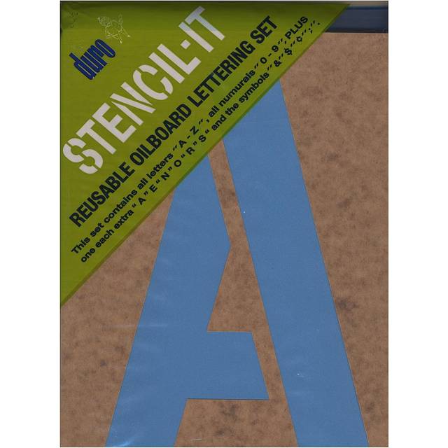 Duro Stencil-It Reusable Oilboard Lettering Sets 10 in. 6 in • Price »