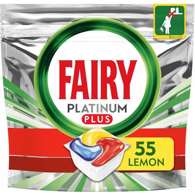 Fairy Platinum Plus Dishwasher Tablets Lemon low-priced