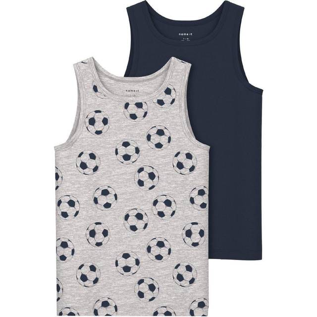 Name It Undertrøjer 2-pak Tank Top Melange Football • Price »